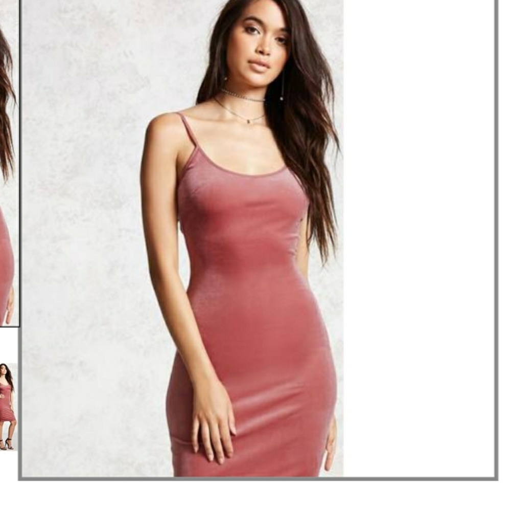 Sale!Smooth Velvet Cami Midi Dress